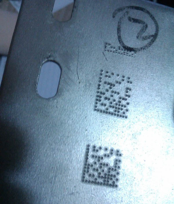 便携智能控制器式打码机打标效果3